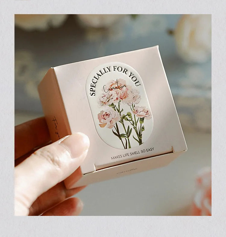 Bougies Artisanales en Forme de Fleurs – Élégance et Nature
