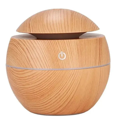 Mini humidificateur en bois clair